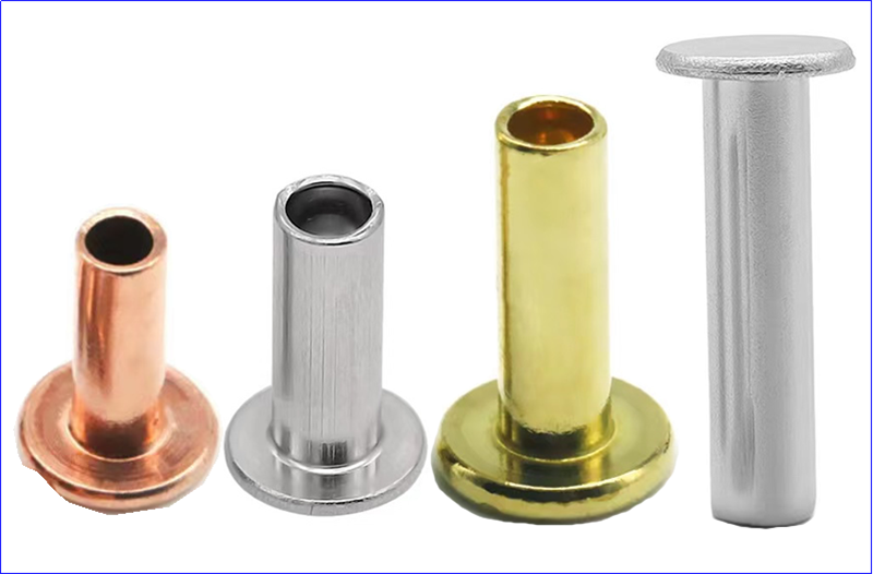 Mik a félig tubuláris szegecsek?