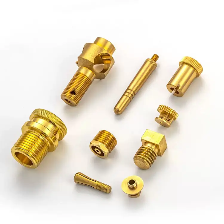 Sárgaréz CNC alkatrészek