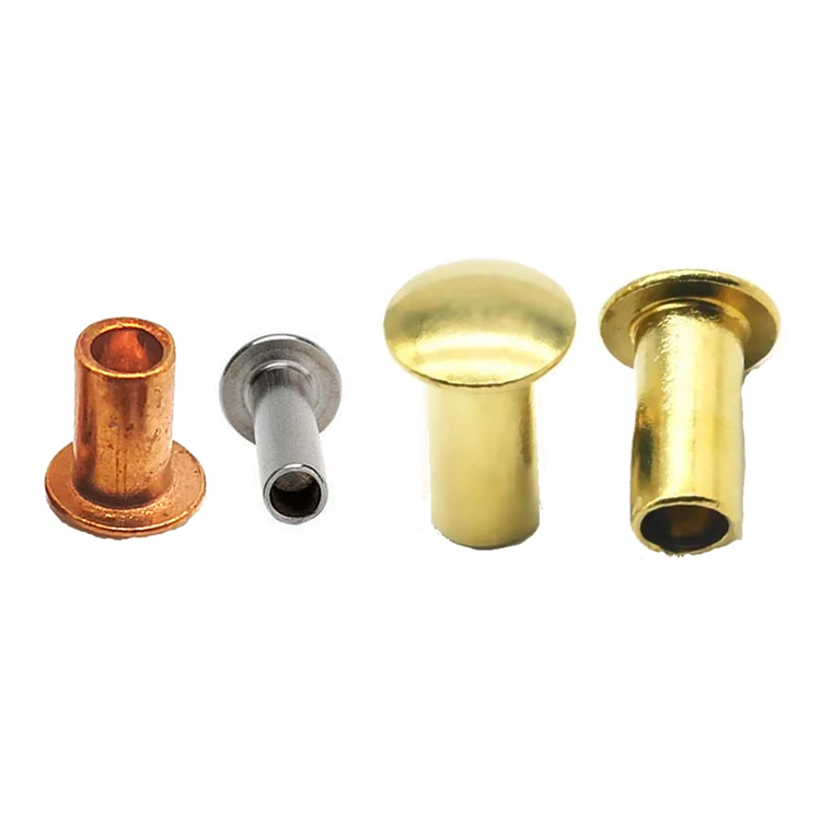 Pan fej fél üreges szegecsek